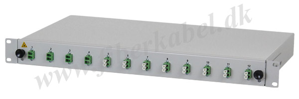 breakout-boks med 12 LC duplex OM5-koblinger