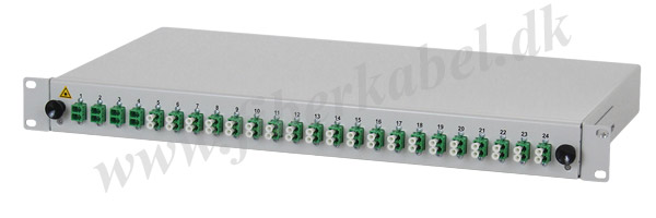 breakout-boks med 24 LC duplex OM5-koblinger