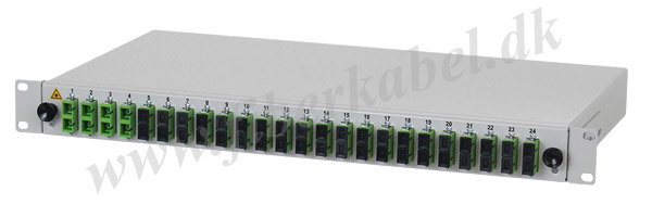 breakout-boks med 24 SC duplex OM5-koblinger