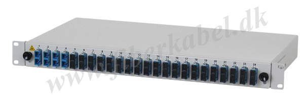 breakout-boks med 24 SC duplex OS2-koblinger