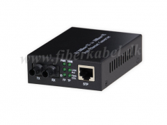 Fiberoptisk Medieomformer 10/100Base-T, MM ST / RJ45