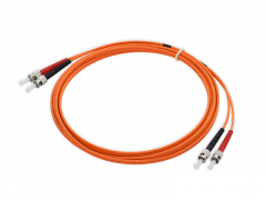 Fiberoptisk Patchkabel Duplex ST-ST, multimode OM1