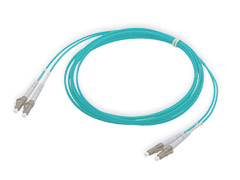 Fiberoptisk Patchkabel Duplex LC-LC, multimode OM3